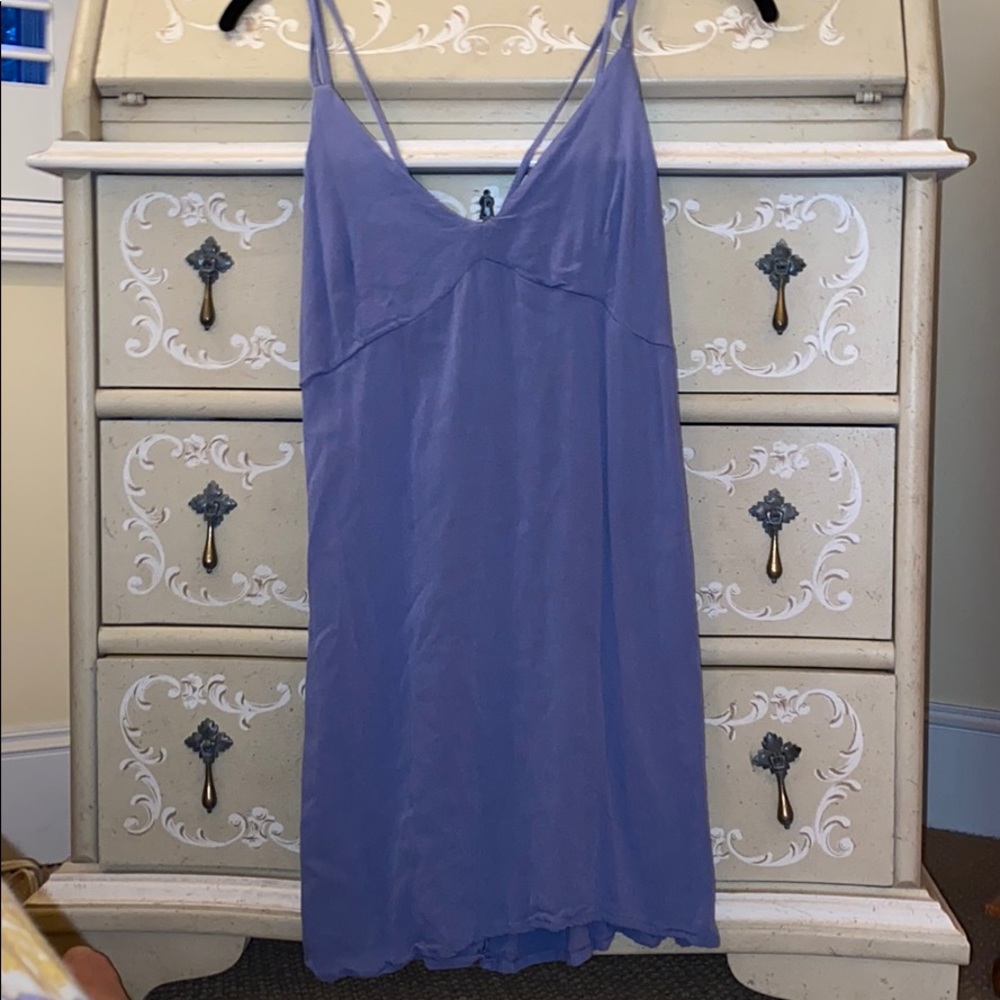 Blue mini open back dress. PacSun. Size small.